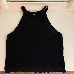 Mudd cropped tank top; size L
